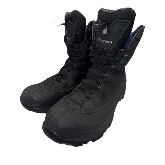 Size 11.5 - Men’s Columbia Boots 200grams Waterproof Omni-Heat Black Hiking - Picture 1 of 9